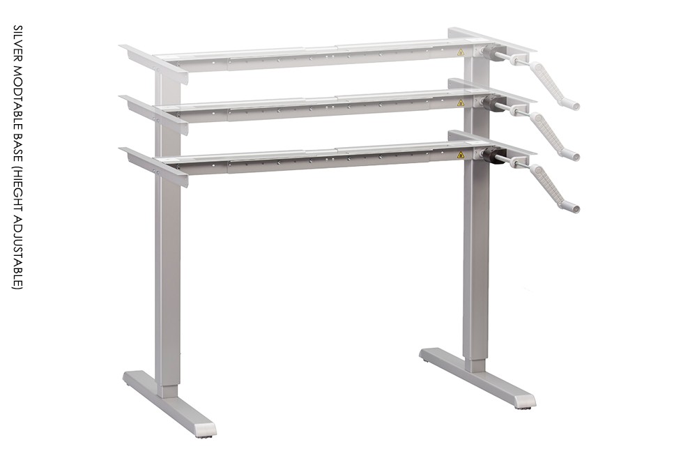 Des pieds de votre bureau assis debout