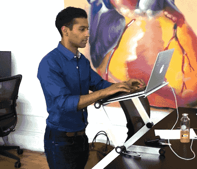 Utiliser un bureau debout pendant 2 ans